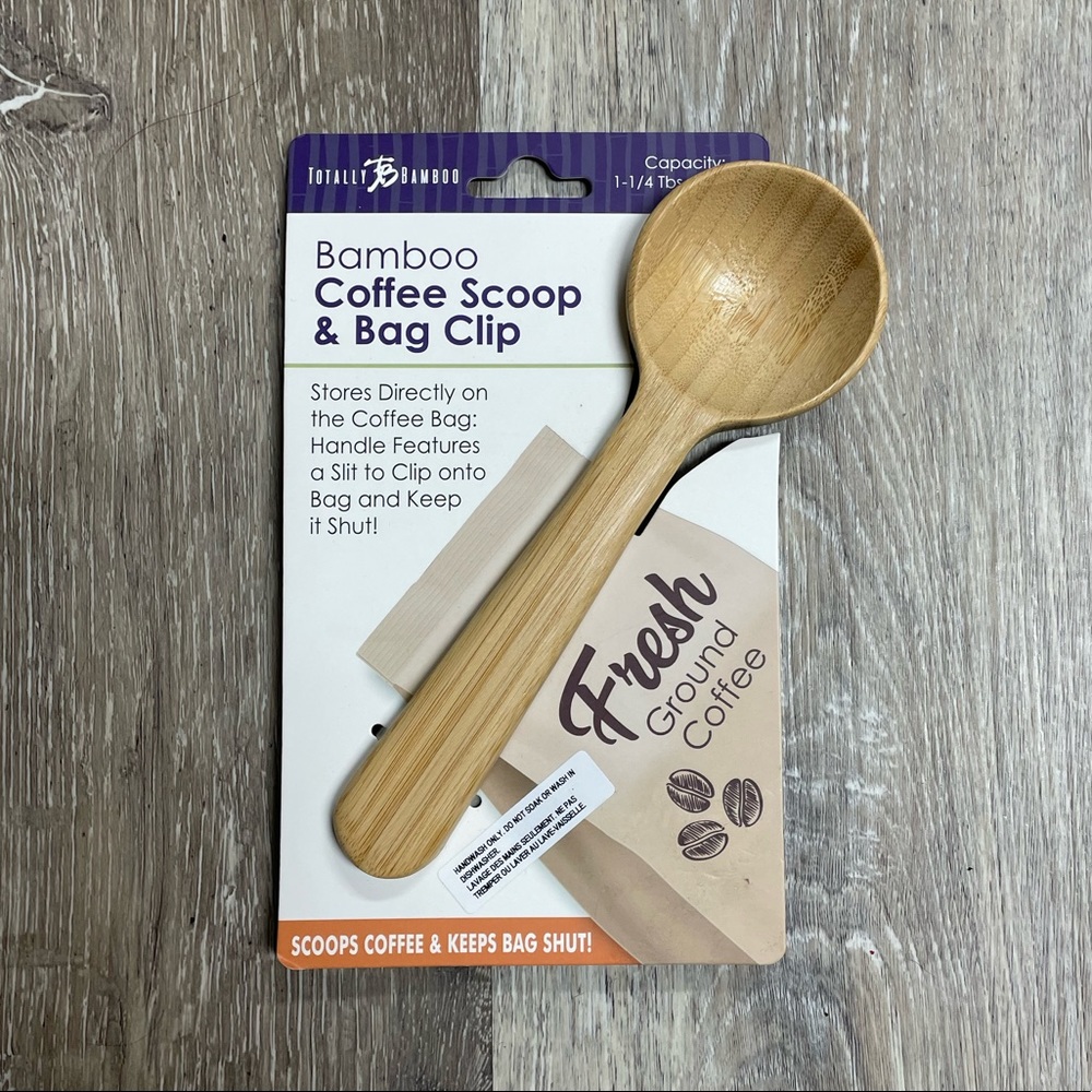 Totally Bamboo coffee scoop.